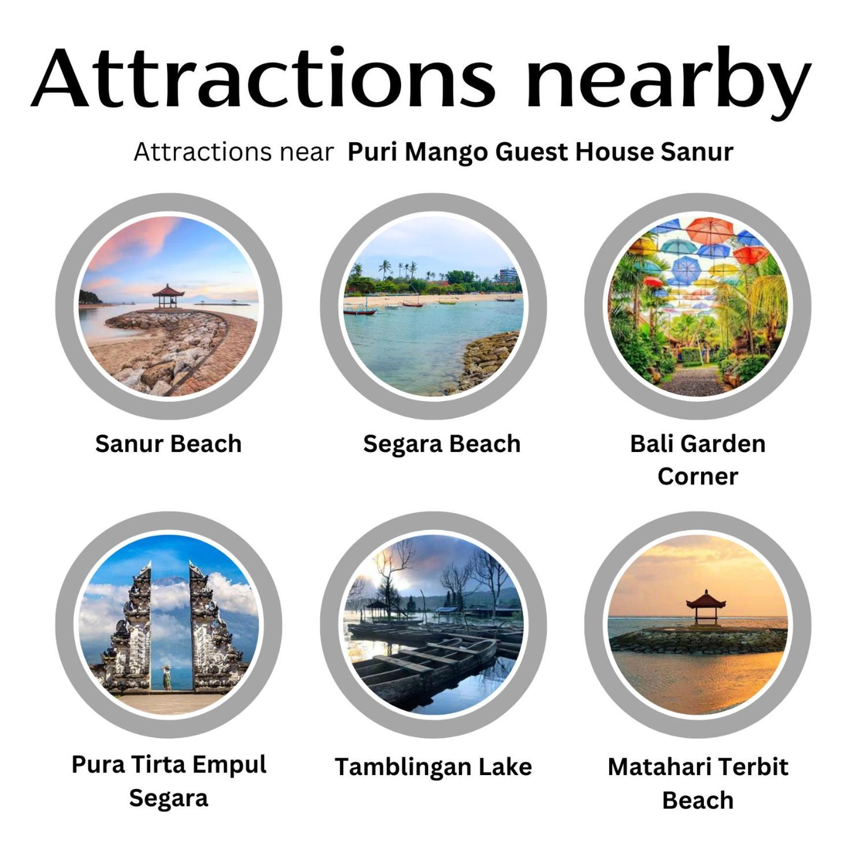 Puri Mango Guest House Sanur Exterior foto